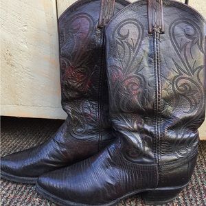 Dan Post Womens Cowboy Boots - Black Cherry color. Size 7 1/2. Great condition!